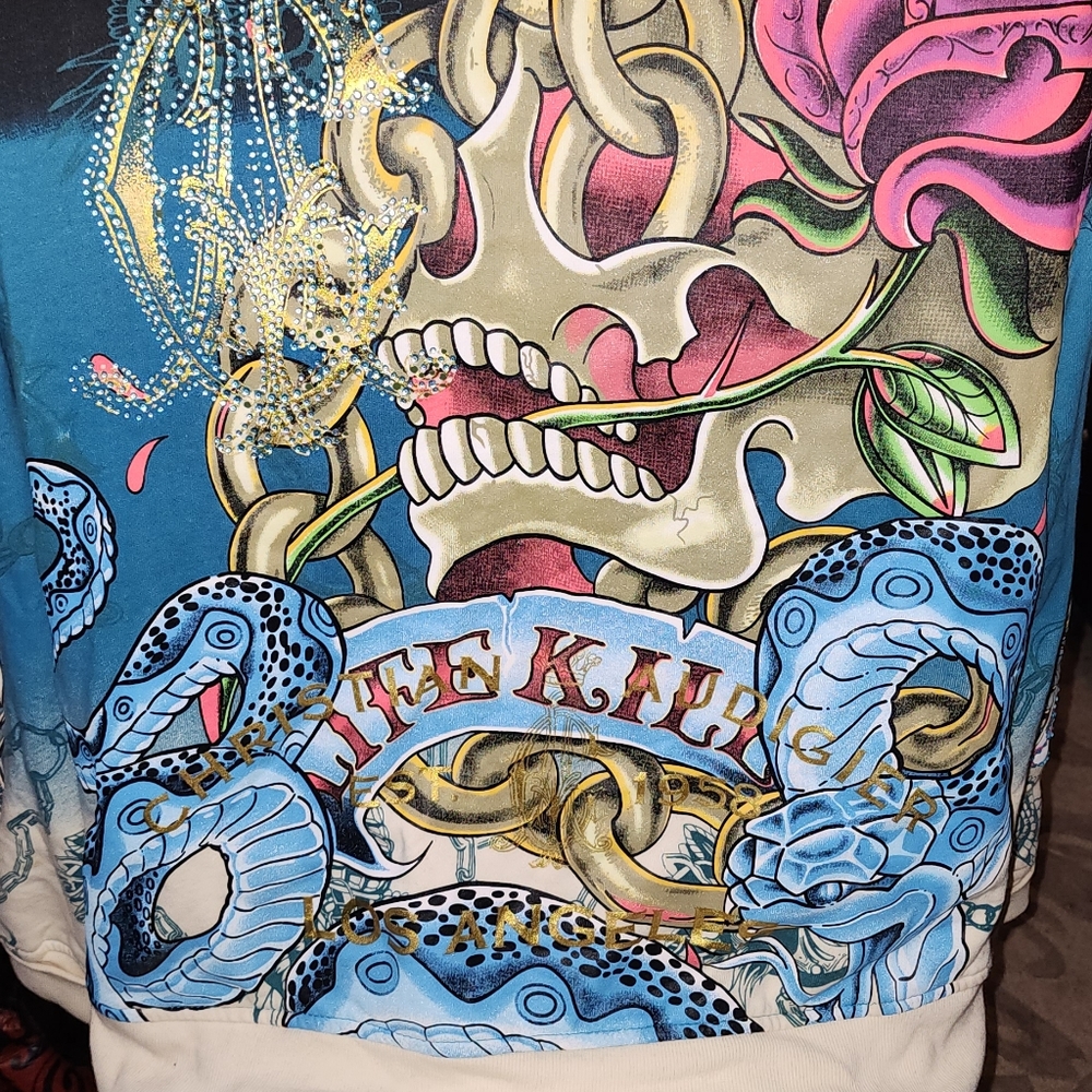 artwork of tattoo legend Don Ed Hardy, these hoodies are evocative of iconic Y2K - Picture 7 of 7